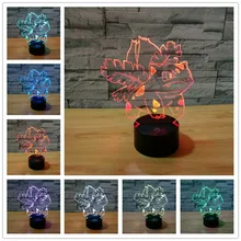 3d настольная лампа, 90-260 В переменного тока, настольные лампы для гостиной, Usb, 3d лампа, Luminaria Mesa, Настольный светильник, детский ночной Светильник