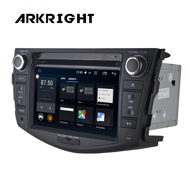 Perfect 7" 2GB Ram 2Din Android 6.0 Quad Core Head Unit For Toyota RAV4 Radio HD TV 3G/4G Network Multimedia Player Wifi GPS Navigation 3