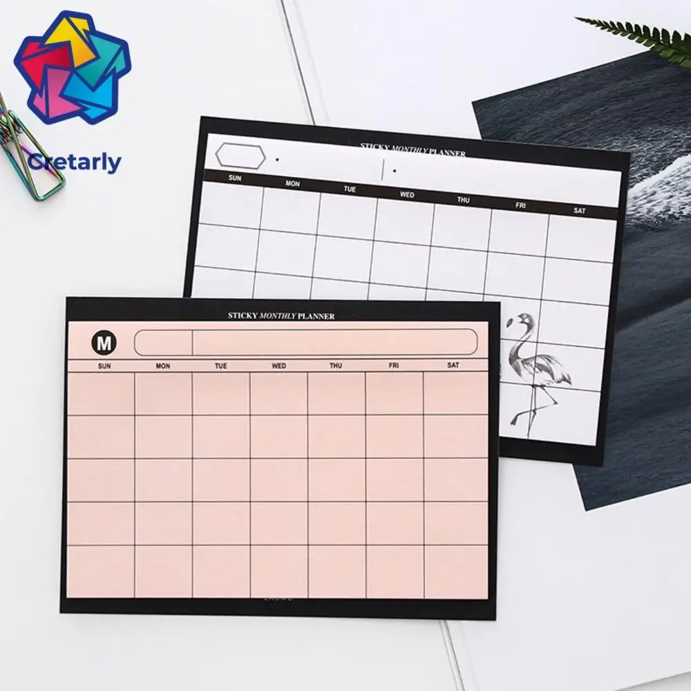 

Creative Study&Work Plan Post Memo Pads Sticky Notes Kawaii Stickers Scrapbooking Diary Planner for School Supplies