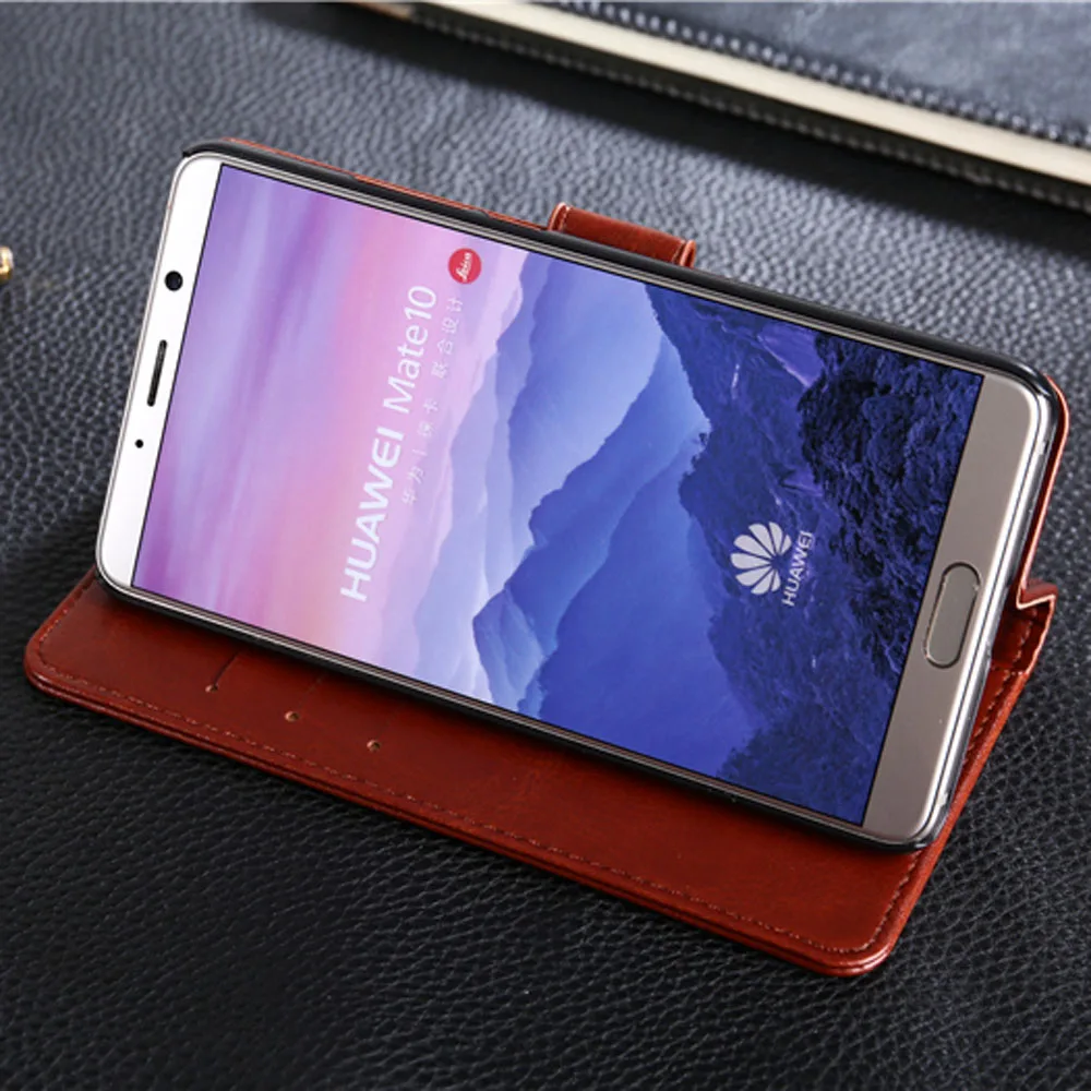 Кожаный чехол бумажник для Huawei Mate 20 lite откидной Чехол P20 Pro P10 Honor 10 9 7X 8C 7A Nova 3 i P Smart