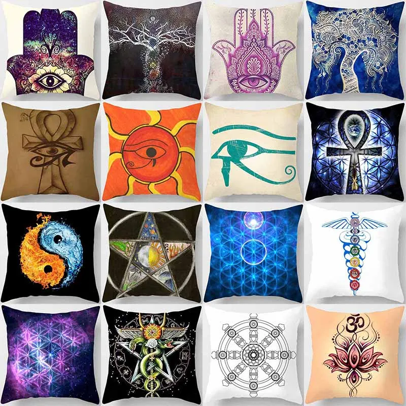 

Creative beauty pattern pillow case men women two sides printing square pillow cases home pillow cover case