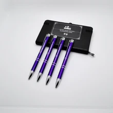 Лучшие подарки для сотрудников персонализированный Металл шариковые ручки выгравированы с логотипом вашей компании/веб-сайт/электронная почта и бренд бесплатно