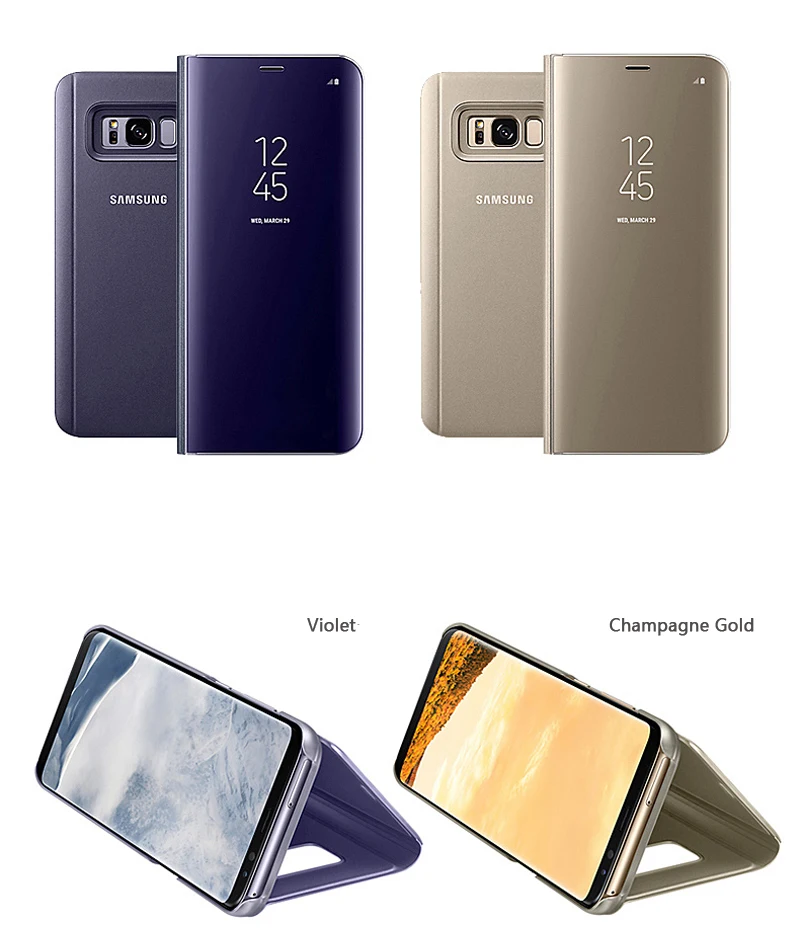 Для samsung Mirro чехол Прозрачный чехол для телефона EF-ZG955 для samsung Galaxy S8 G9500 S8+ S8 Plus SM-G955
