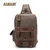 Augurr-bandoleras multifunción de lona para hombre, bolso cruzado, informal, de viaje ► Foto 3/6
