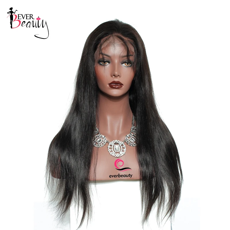 Silk Base Lace Front Human Hair Wigs 130 Density Brazilian Silky