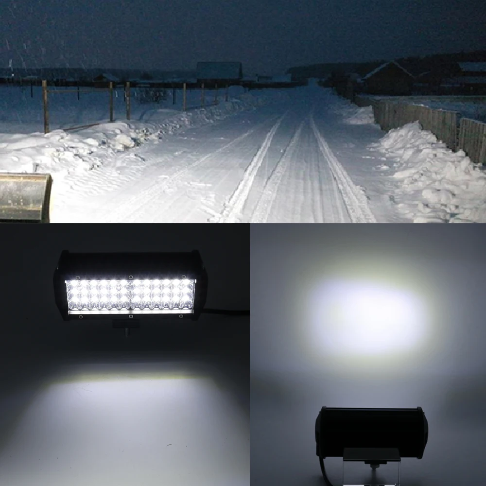LED Lens 144W Spot Led Light 4x4 Offroad Bar For Off road 4WD Truck ATV 12V 24V Trailer Waterproof Work Lights Led Fog Lights (1)