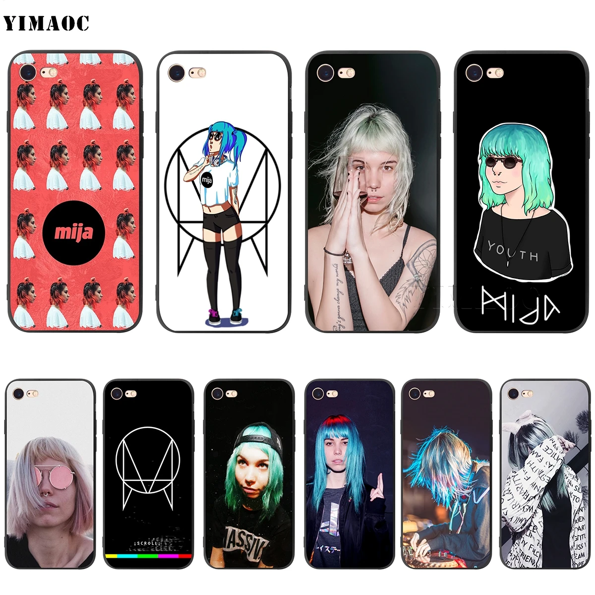 Мягкий чехол YIMAOC Mija Amber Giles для Apple iPhone SE 2020 5 5s 6 6s 7 8 Plus XR X Xs 11 12 Pro Max mini | Мобильные