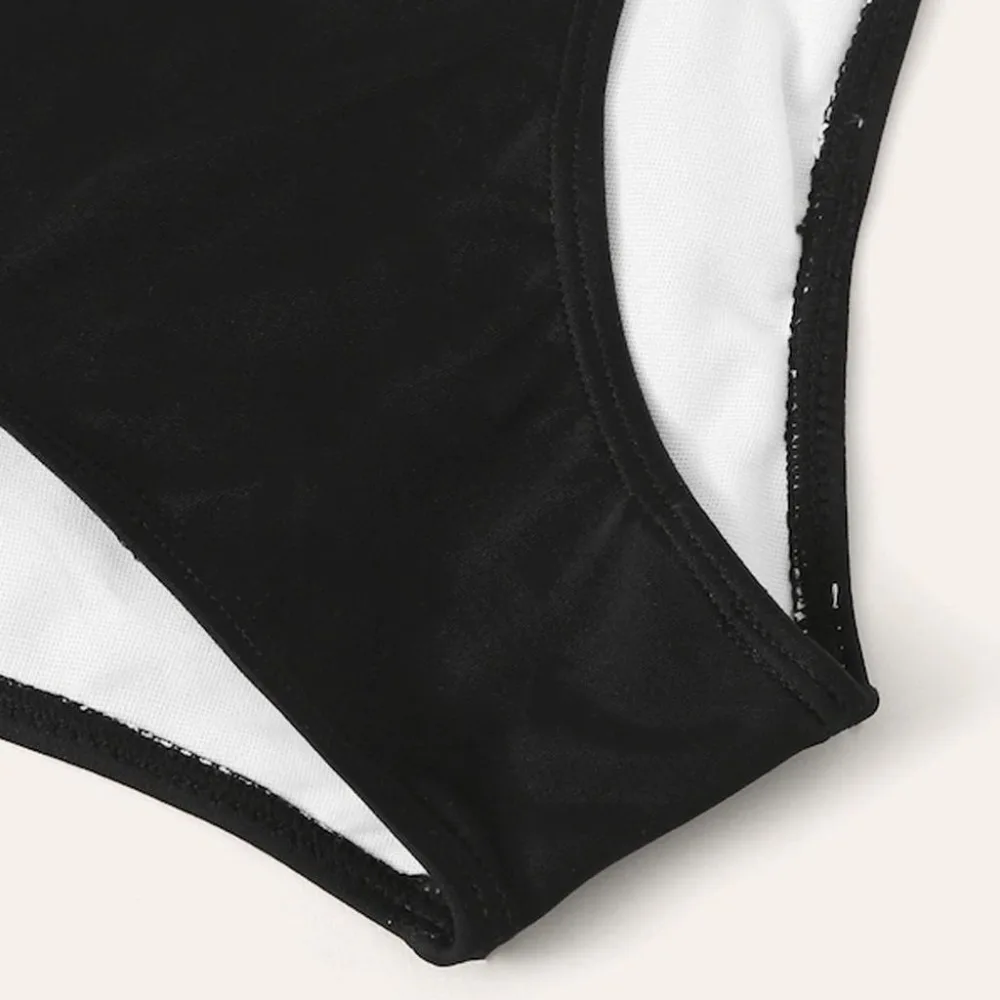 Women High Waist Bikini Bottoms Swim Briefs Beach Shorts Stretch Shorts Female Swimming Pants  Sexy High Cut Fashion L5# (10)