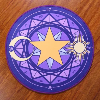 

Pink Sakura Magic Circle Children Round Kids Bedroom velvet Carpets Cartoon Baby crawl Rugs Computer Chair Puzzle Mats
