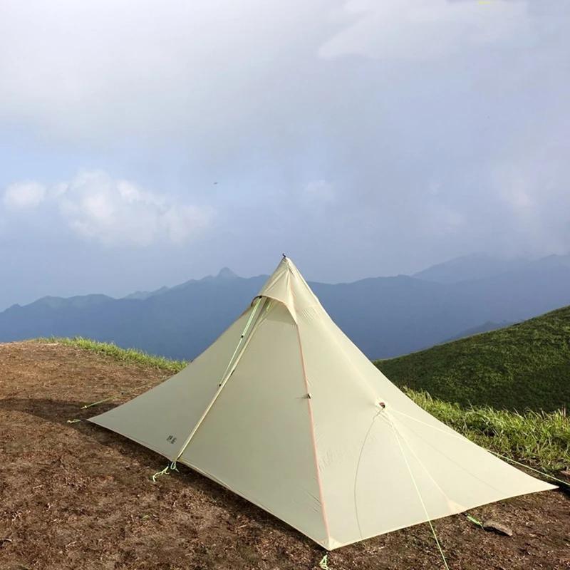 

ASTA 2018 high quality 2 side silicone pyramid fly of outdoor camping tent 265*170*135cm