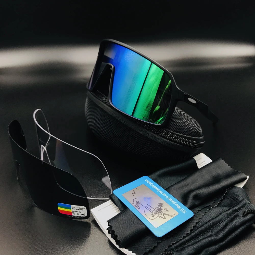 Sport Cycling Glasses UV400 Mtb Racing Bike Eyewear 3 Lens Riding Running Goggles Men Women UV 400 Bicycle Cyclist Sunglasses