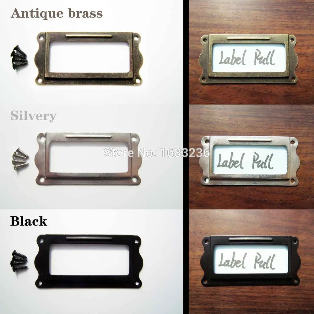 Labels Stickers Label Holders Metal File Cabinet Drawer Tag