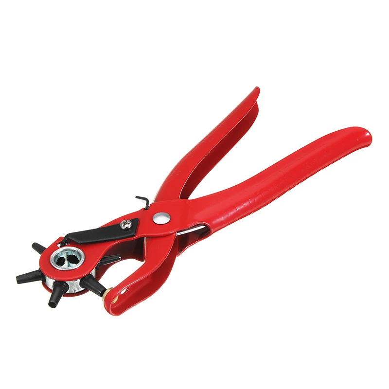 

DANIU 1pc 9'' Sewing Leather Belt Hole Puncher Pliers Hook Clamp 2/2.5/3/3.5/4/4.5MM For Punching Hole Forceps Punch Head