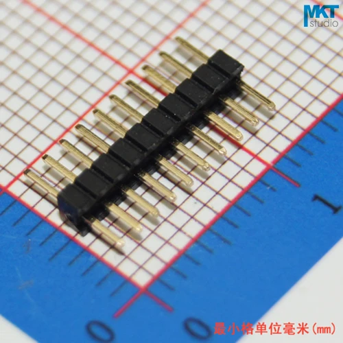 100 шт. однорядные штырьковые разъемы 1 27 мм для Arduino 2P 3P 4P 5P 6P 7P 8P 9P 10P|strip motorcycle|strip