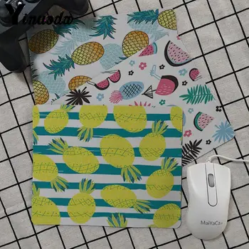 

Yinuoda 2018 New Pineapple Summer Icons pattern DIY Design Pattern Gamer mousepad Speed Keyboard gaming Mouse pad Desk Mat