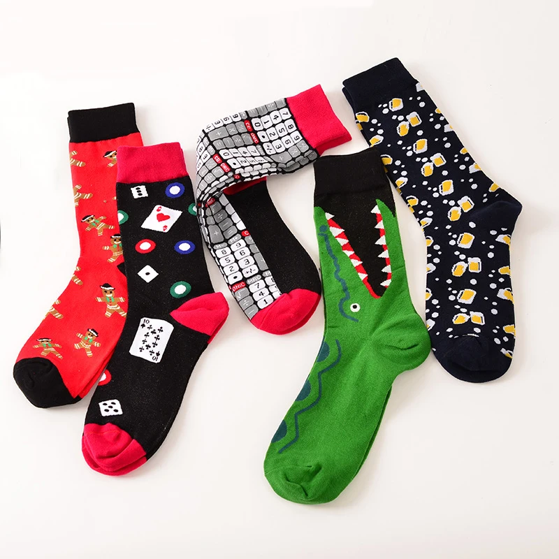 Online Buy Wholesale Mens Christmas Socks From China Mens High Quality 80% Cotton The Tide Brand Geometry Maze Style Funny Socks Fashion Mens socks - Online Buy Wholesale Mens Christmas Socks From China Mens