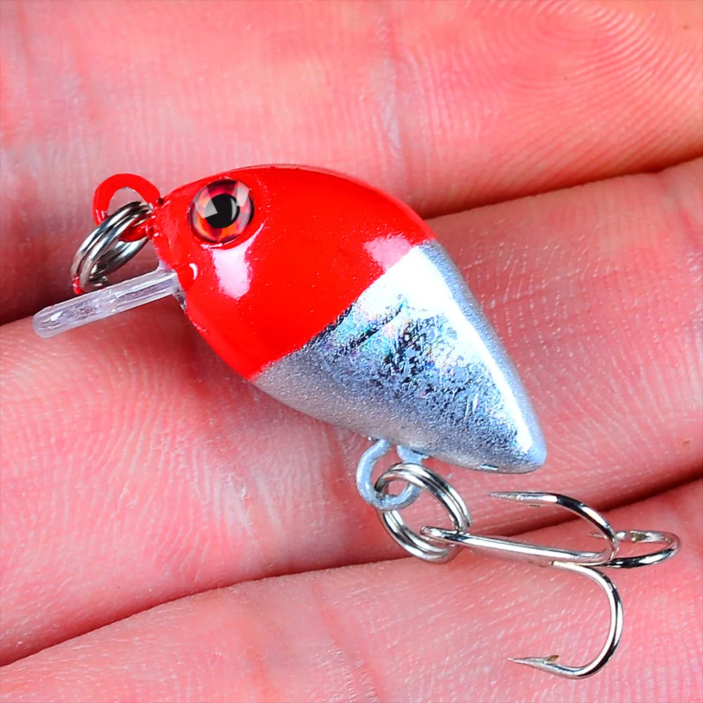 1PC Hard Crank 2019 Sunlure 2.6cm-1.02&quot 10 Color Fishing Lures Tackle 1.6g-0.06oz with 10# BKB Hooks Baits | Спорт и развлечения