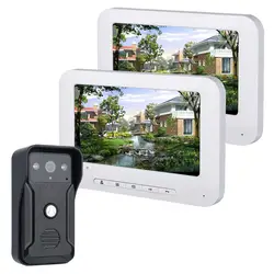 SmartYIBA видеодомофоны 7''Inch мониторы проводной видео телефон двери дверные звонки спикерфон домофон камера системы для дома безопасности