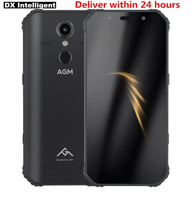 AGM A9 NFC 18:9 дисплей IP68 Водонепроницаемый прочный 5 99 &quotFHD + Android 8 1 Snapdragon 450 Octa core 4 GB 64