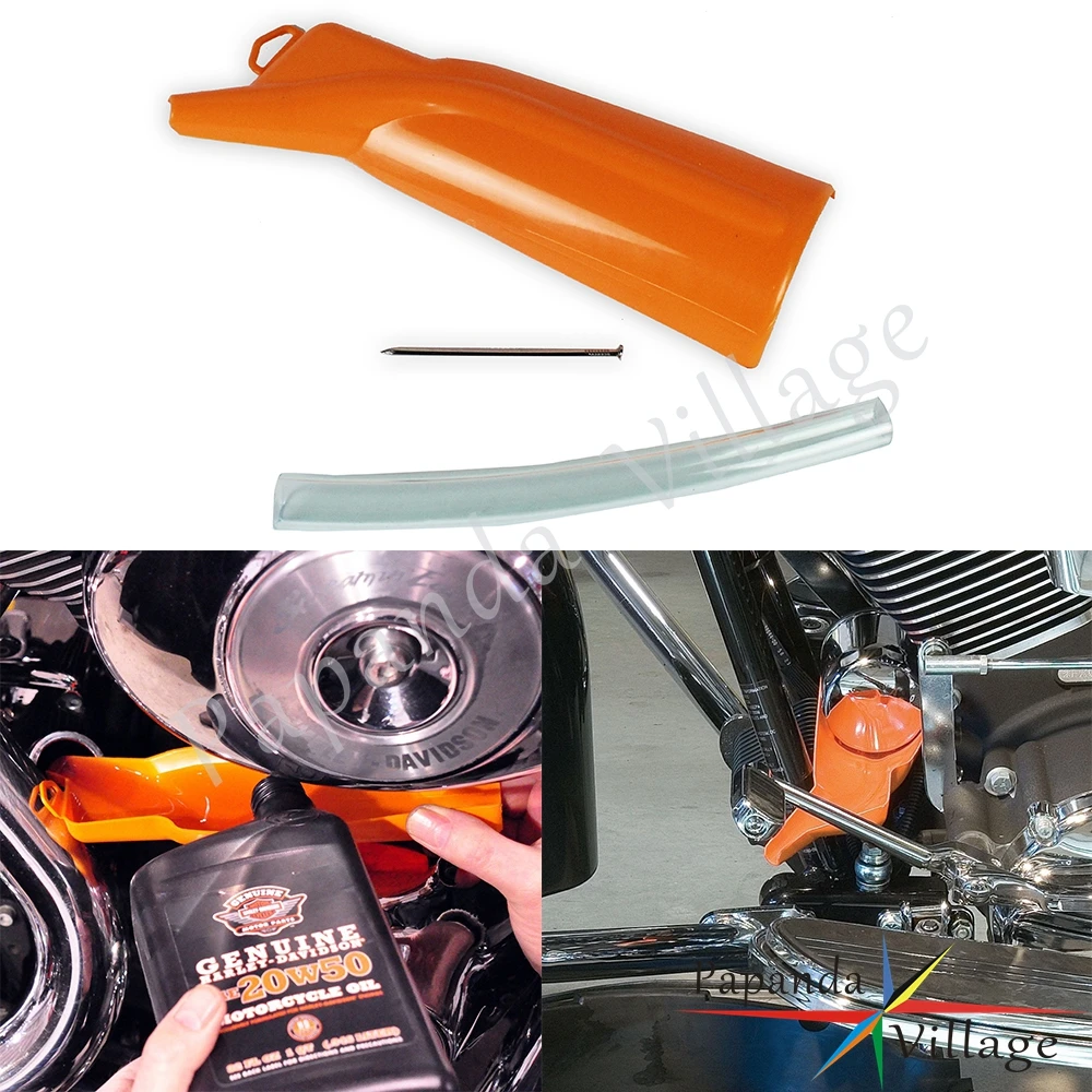 Primary Case Oil Fill Funnel Drip Free Oil Filter Funnel For Harley XR
