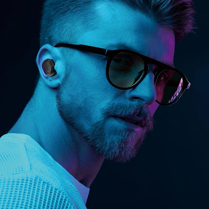 Mixcder T1 TWS беспроводные Bluetooth наушники V5.0 настоящие Handsfree Спортивная гарнитура с