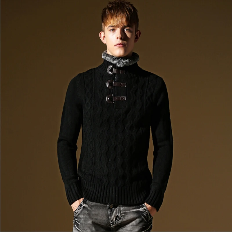 pullover sweater fur collar brand 