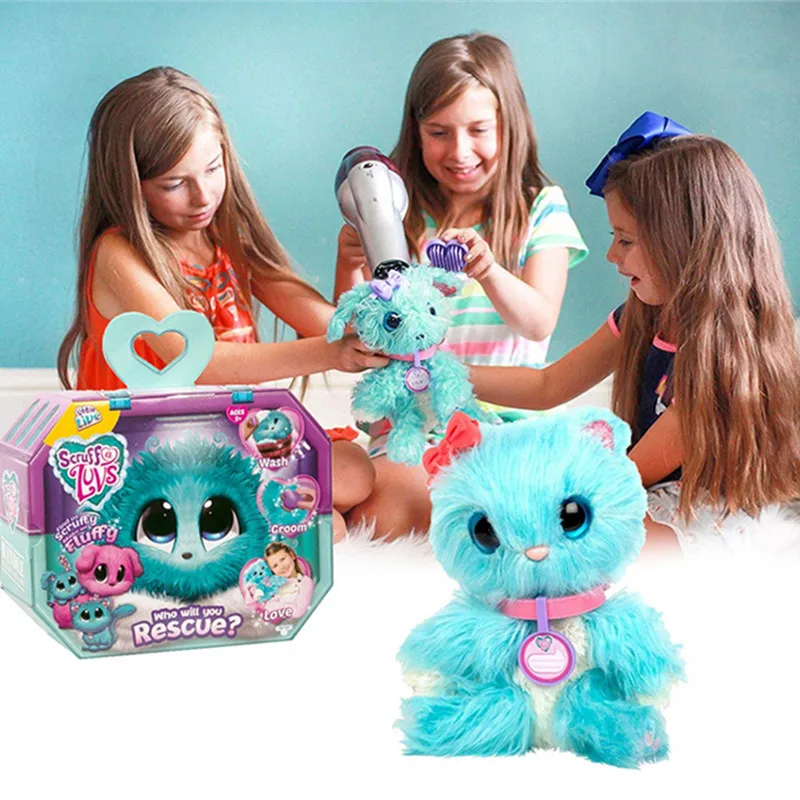 Новинка 2019 года, плюшевая игрушка для маленьких девочек с животными, маленькие домашние животные, игрушки для животных, Scruff-a-Luvs Mystery Rescue Pet