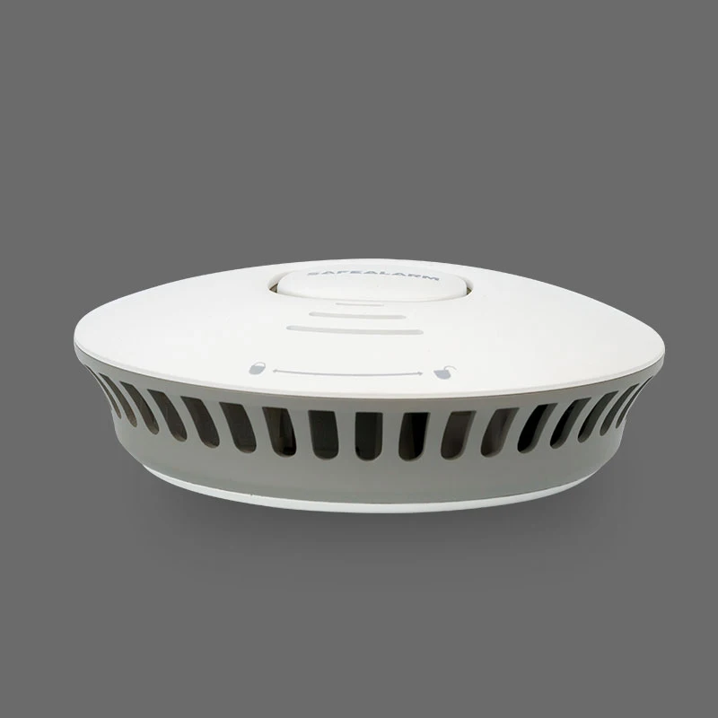 Home security Standalone Smoke Detector Low-consumption Strobe buzzer inside long life battery Fire sensor EN 54-7 ceiling alarm
