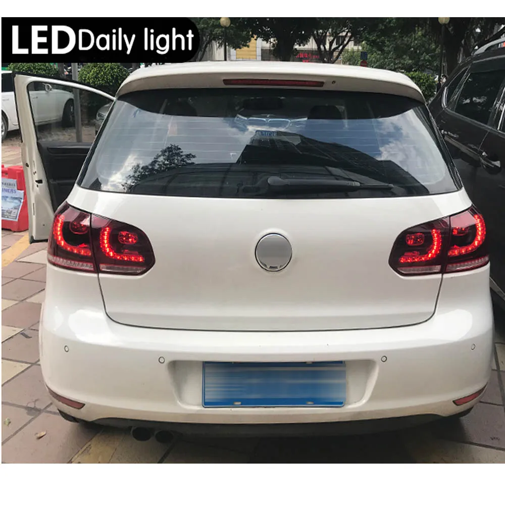 Задний фонарь чехол для VW Golf 6 Golf6 MK6 R20 задний светодиодный Противотуманные фары