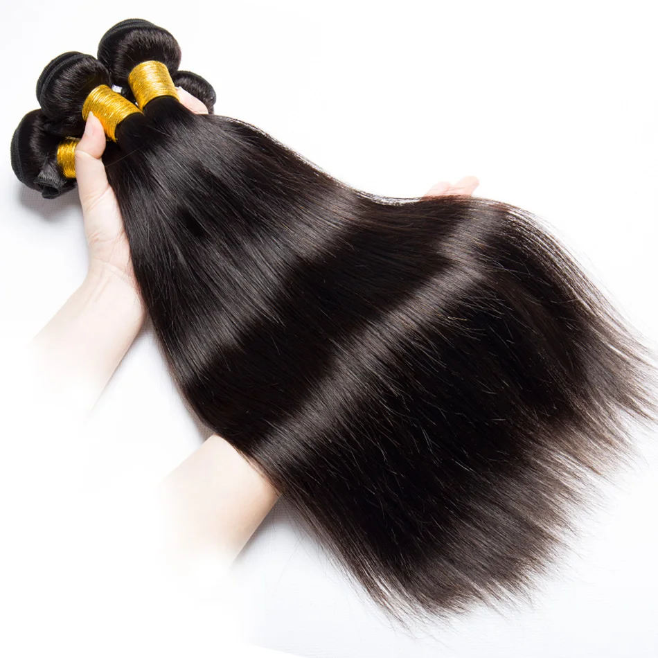 Aliexpress.com : Buy 4 Bundles straight Hair Extensions Malaysian Human