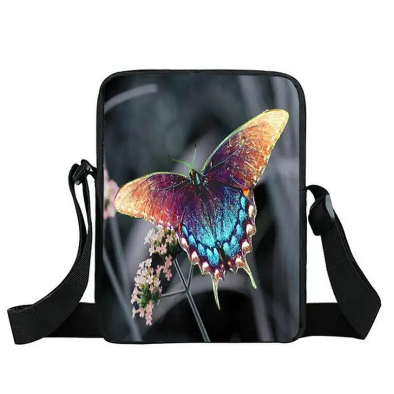 Индивидуальные изображения с принтом бабочки для маленьких детей дошкольного возраста для мальчиков и девочек маленькие сумки-мессенджеры мини детские сумки для детского сада