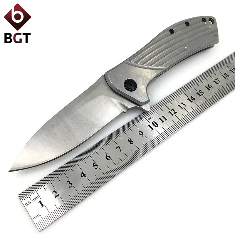 

WTT 0801 Pocket Folding Hunting Knife D2 Blade Ball Bearing Combat Tactical Survival EDC Knives Utility Camping Outdoor Tools