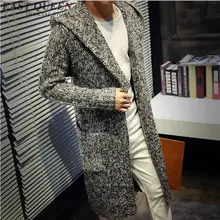 Мужской свитер, зимние длинные кардиганы, мужские свитера,, рождественский джемпер для мужчин, зимние теплые свитера для мужчин, KK1654