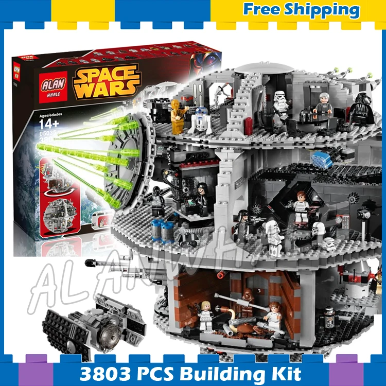 

3803pcs Space wars Death Star DIY 05035 Model Building Blocks Sets Gifts Bricks Great Scale Teenagers Kids Compatible with Lego