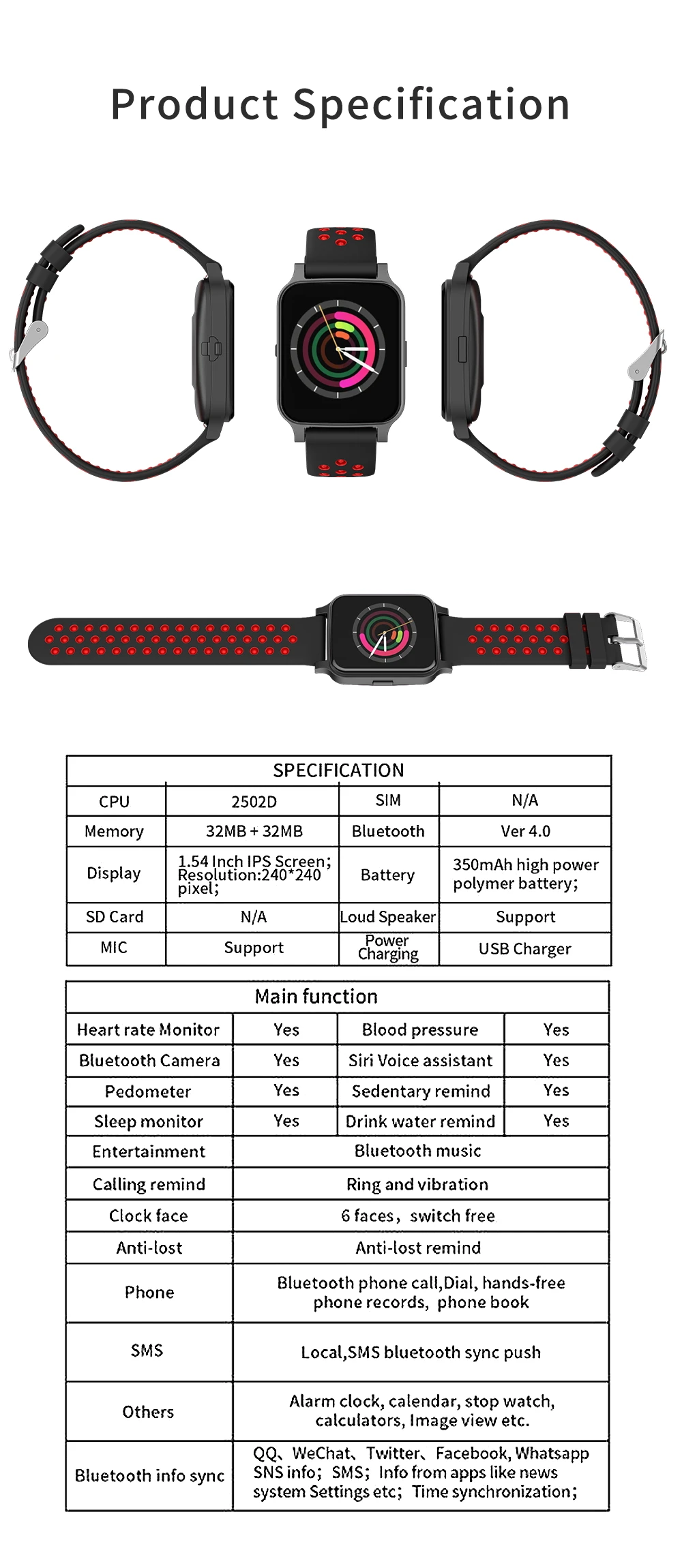 tz7 smart watch