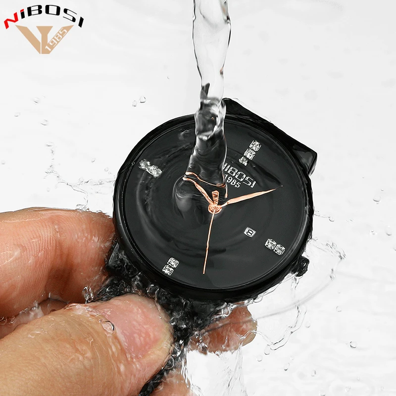 NIBOSI 2018 New Fashion Simple Watch Slim Mesh Band Mens Dress Watches Top Brand Luxury Male Relogio Masculino Quartz Wristwatch