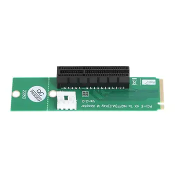 

NGFF M.2 to PCI-e 4X Slot Riser Card M Key M.2 SSD Port to PCI Express Adapter Converter For PCI-E X1 to X4 m.2 Riser Card