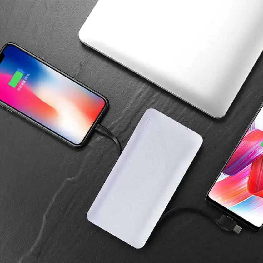 Vogek 10000 мАч Внешний аккумулятор для iPhone X 8 samsung S9 usb type C вход с зарядным кабелем внешний аккумулятор портативный внешний аккумулятор