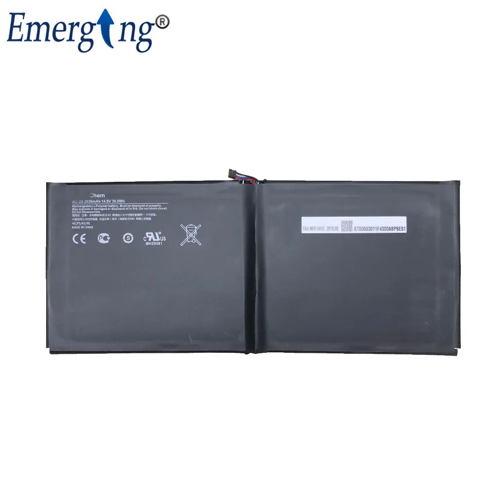 14,8 V 30WH BC-3S Аккумулятор для ноутбука Nokia Lumia 2520 BC-3S