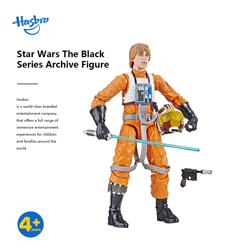 Hasbro Звездные войны черная серия Archive Люк Скайуокер фигурка Звездные войны игрушки Люк Скайуокер Боба Фетт Ig88 босск 6 дюймов