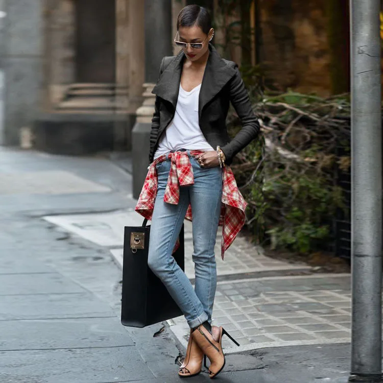 New Fashion Street Women's Short Washed PU Leather Jacket Zipper New Ladies high Quality white black coats winter 2018