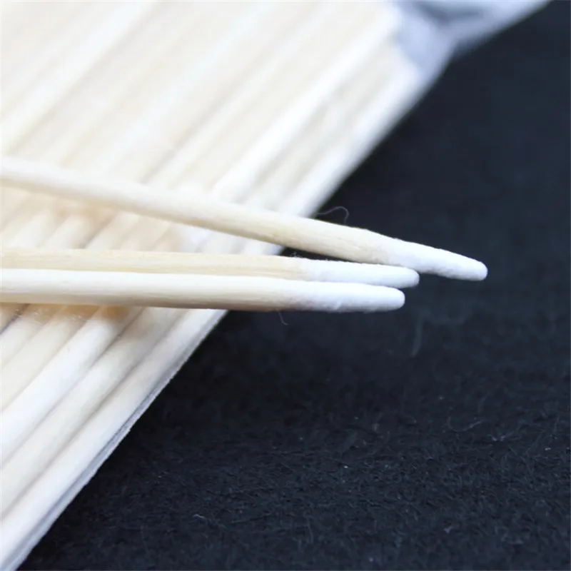Pointed Cotton Swabs For Tattoo Eyebrow Lip Eyeline Nail Eyelash Permanent Makeup Ear Jewelry Clean 7.5cm Pointed Cotton Swabs For Tattoo Eyebrow Lip Eyeline Nail Eyelash Permanent Makeup Ear Jewelry Clean 7.5cm