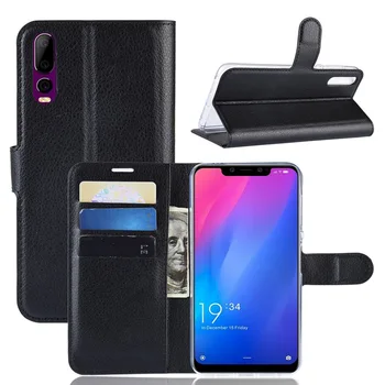 

50pcs/lot Free shipping Lychee Wallet Leather Case TPU case inside For Elephant A5 lite