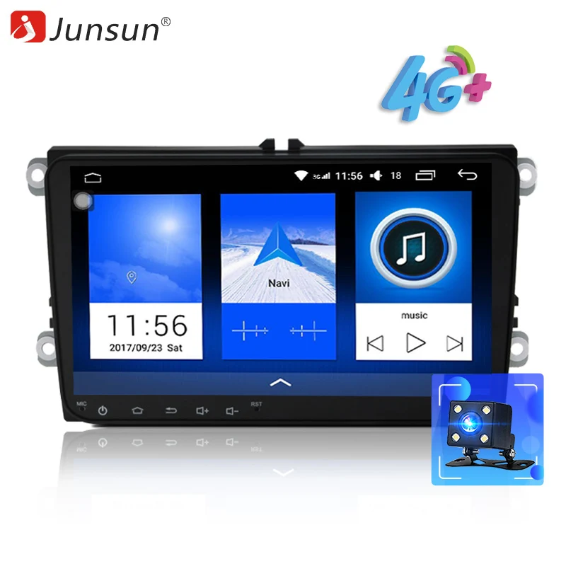 Junsun 9 &quot4G Andriod Автомобильный мультимедийный радио плеер 2 Гб Оперативная память/32