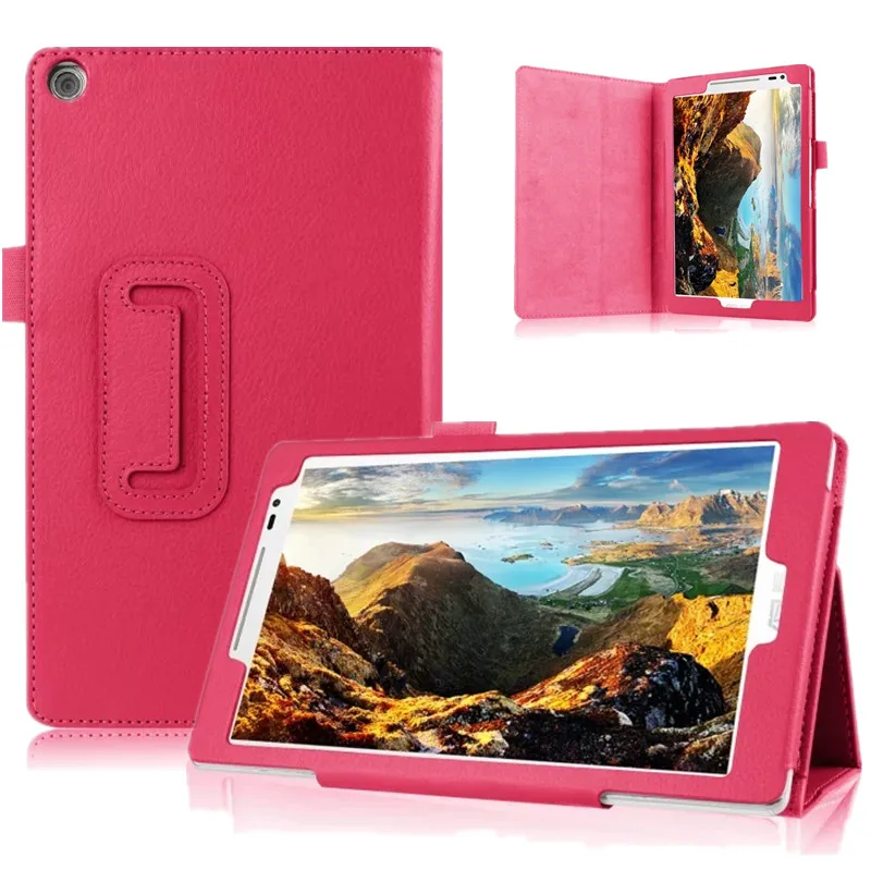 

For ASUS Zenpad 8.0 pu Leather Stand Smart Wake Sleep Case Cover For ASUS Zenpad Z380 Z380KL Z380C Pu litchi leather cases+pen