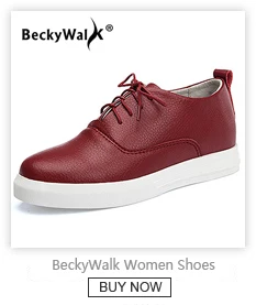 BeckyWalk/ весенняя женская обувь из натуральной кожи; женские кроссовки на платформе с вырезами; Летние мокасины на шнуровке; женская обувь; WSH2732