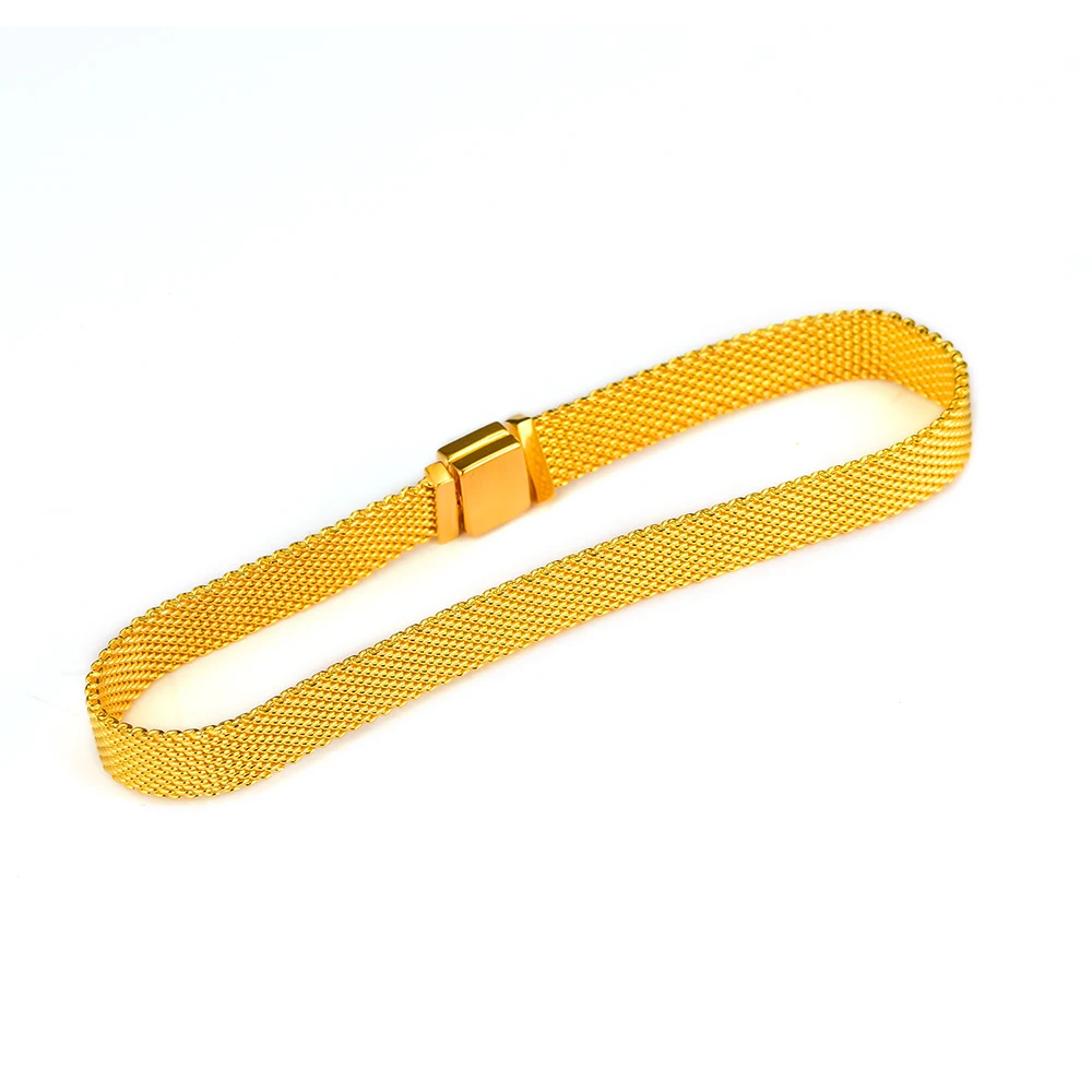 

Golden Color Reflexions Bracelets for Women & Men 2018 Fashion Silver 925 Jewelry DIY Charms Bracelets for Reflexions Clip Beads