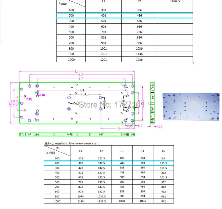 1605 ball screw linear sliding electric slide guide rail cross slide table module, 1000, 500