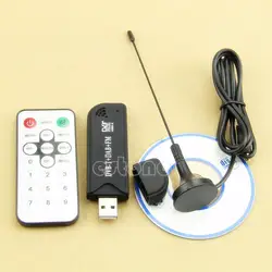 Горячее предложение RTL2832U + R820T USB2.0 цифровой DVB-T SDR + DAB + FM HD ТВ тюнер вставляемый приемник