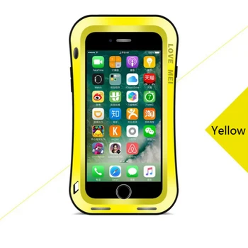 

Aichoic Full inclusive protective shell Metal three anti phone protection shell For ihpone 7/7Plus high quality Waterproof Coque